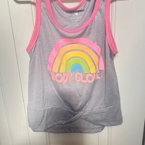 Body Glove Kids' Gray and Pink Rainbow Tank Top